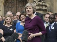 英国内政大臣特雷莎·梅在保守党党首选举首轮中领先