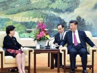 习近平会见世界卫生组织总干事陈冯富珍