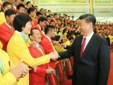 习近平等会见里约奥运会中国体育代表团全体成员