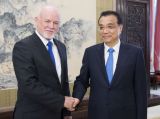 李克强会见第71届联合国大会主席汤姆森