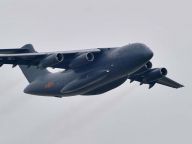 航展：“胖妞”运-20腾空