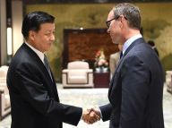 刘云山会见美国高通公司总裁阿伯利
