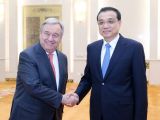 李克强会见候任联合国秘书长古特雷斯