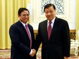 刘云山会见越南共产党代表团