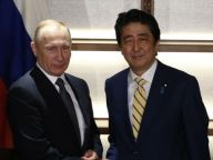 安倍晋三在故乡接见普京