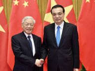 李克强会见越共中央总书记阮富仲