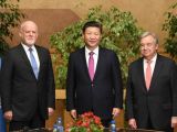 【习近平出访瑞士】会见多位国际组织负责人