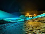 【大美中国】敦煌雪景：夜色中的“银装”