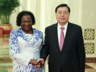 张德江会见莫桑比克议长马卡莫