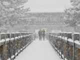 【大美中国】避暑山庄：早春瑞雪“画”朦胧