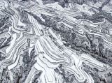 黑白大片即视感：航拍雪中黄土高原