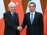 李克强会见意大利总统马塔雷拉