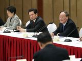 王岐山看望共青团、总工会、妇联、青联界委员并参加讨论