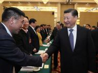 习近平看望参加政协会议的民进农工党九三学社委员