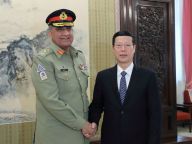 张高丽会见巴基斯坦军方客人