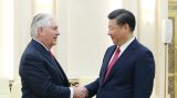 习近平会见美国国务卿蒂勒森 