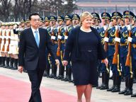 李克强同挪威首相索尔贝格举行会谈
