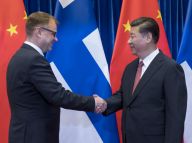 习近平会见芬兰总理西比莱