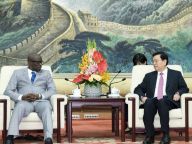 张德江会见布隆迪参议长恩迪库里约