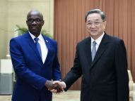 俞正声会见布隆迪参议长恩迪库里约