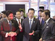 张高丽巡视中国－东盟博览会展馆