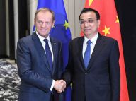 李克强会见欧洲理事会主席图斯克