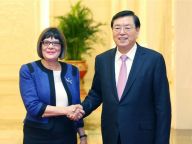张德江与塞尔维亚国民议会议长会谈