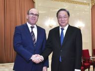 俞正声与摩洛哥参议长举行会谈