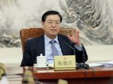张德江主持全国人大委员长会议