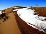 【大美中国】甘肃张掖：瑞雪落沙海