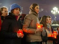 莫斯科民众悼念客机遇难者