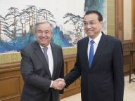 李克强会见联合国秘书长古特雷斯
