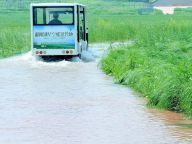 鄱阳湖现最美“水上公路”