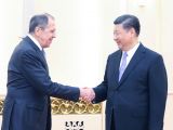 习近平会见俄罗斯外长拉夫罗夫