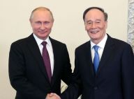王岐山会见俄罗斯总统普京