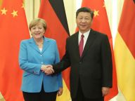 习近平与德国总理默克尔举行会晤