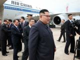 金正恩抵达新加坡