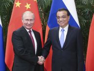 李克强会见俄罗斯总统普京