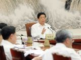 栗战书主持全国人大委员长会议