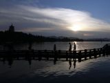 杭州西湖之“雷峰夕照”美景