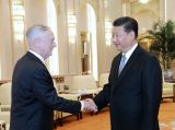 习近平会见美国国防部长马蒂斯