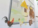 墙画：鄱阳湖之的美丽乡村