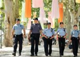 中国与克罗地亚警察在萨格勒布进行警务联合巡逻
