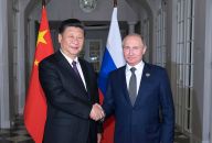习近平同俄罗斯总统普京举行会晤