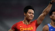 苏炳添夺得亚运会男子百米冠军