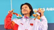 跳水——中国选手林珊获得女子3米板冠军