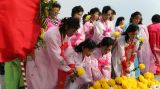中朝举行中国人民志愿军烈士陵园修缮竣工仪式