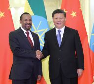 习近平会见埃塞俄比亚总理阿比
