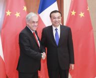 李克强会见智利总统皮涅拉