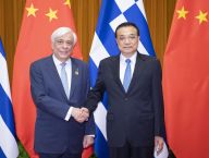李克强会见希腊总统帕夫洛普洛斯